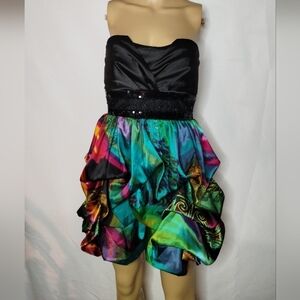 Speechless juniors formal prom wedding strapless dress size 9